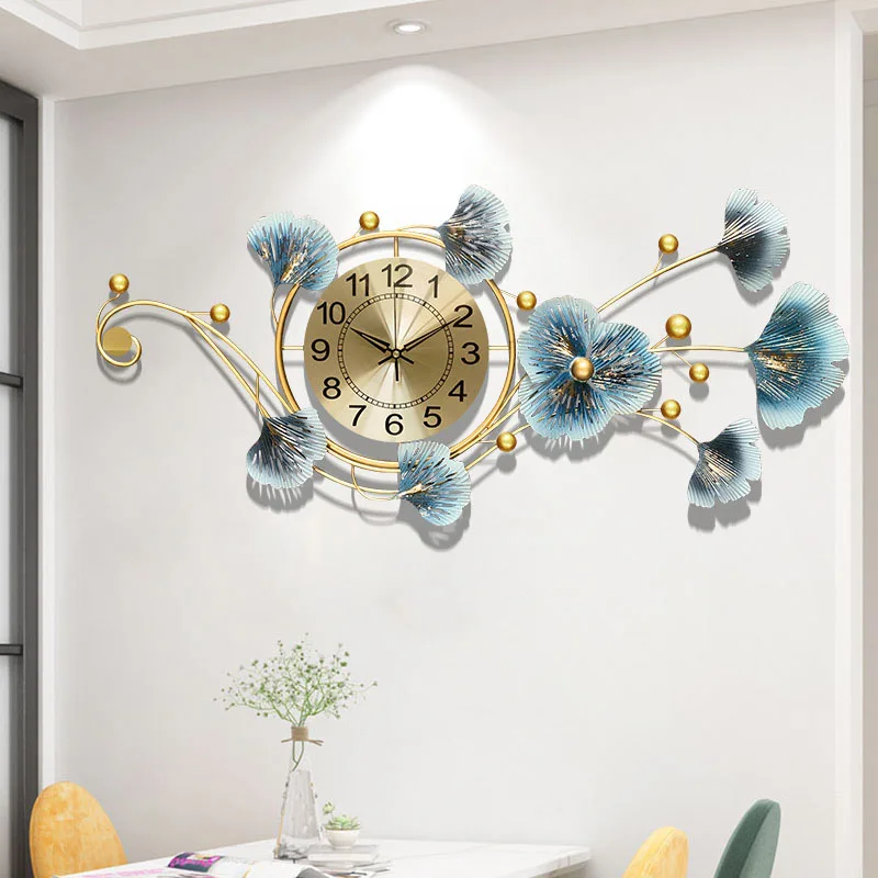 Modern Minimalist Wall Clock, Mute Quartz Watches, Creative Fashion Decoration, Home Wall Decor, Living Room Iron Wall Art