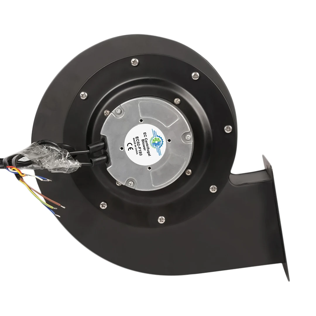 180mm Intrinsically Safe Motors EC Forward Curved Centrifugal Fan Blower Wheel AC 10v/220v