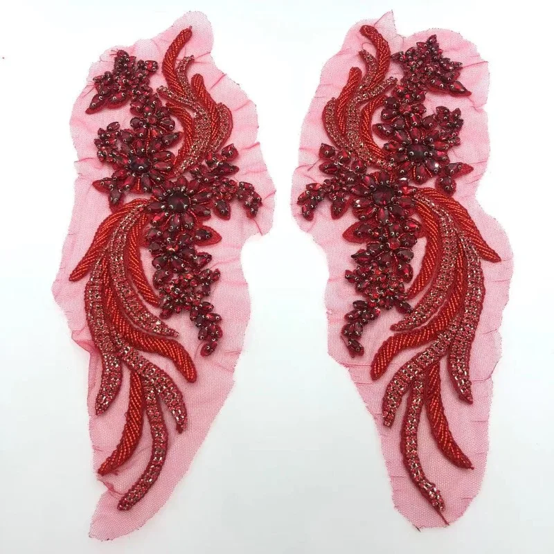 

Потрясающая вышивка в виде хвоста феникса из стеклянных страз с алмазной сеткой, пришитая вручную, для свадебных и вечерних платьев, а также аксессуаров для самостоятельного изготовления