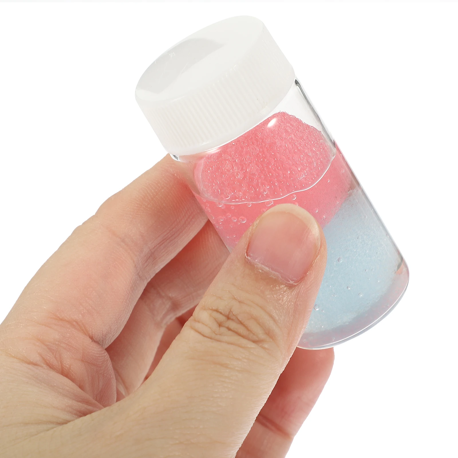 2 szt. Mini przenośny zestaw do czyszczenia pęset do rzęs z gąbeczkami do usuwania kleju, narzędzia do przedłużania rzęs, czyszczenie pęset