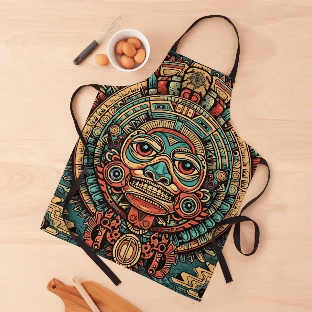 

Aztec Warrior Apron Kitchen Tools Accessories Men'ss Apron