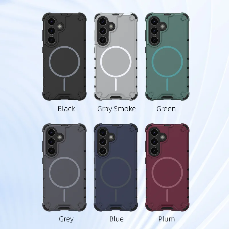 For Samsung Galaxy S25 S24 S23 Ultra Plus Case Matte MagSafe Wireless Charging TPU Airbag Protective Cover For Galaxy S25 Ultra - Image 6