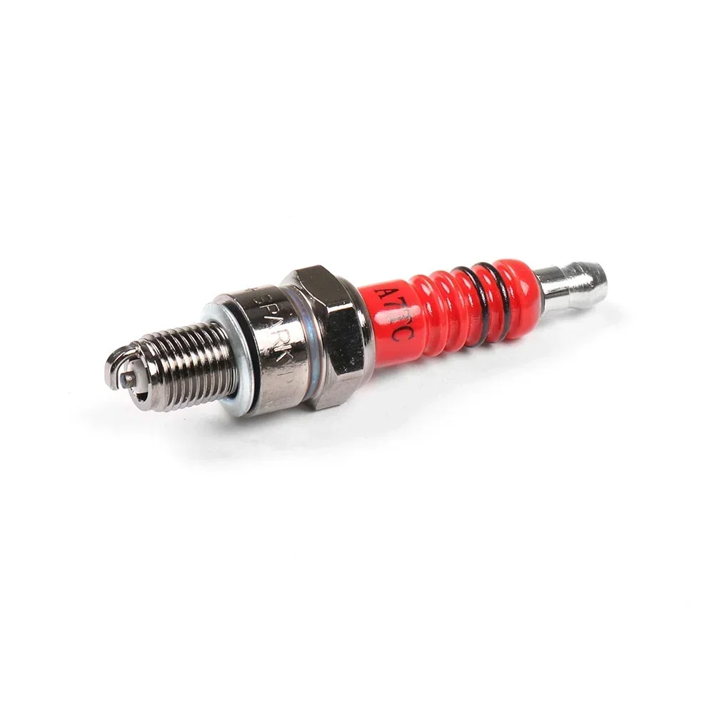 Motorcycle Spark Plug Iridium Spark Candles High Performance 3 Electrode A7TC Motorcycle Ignition Accessories For 50CC-150CC ATV