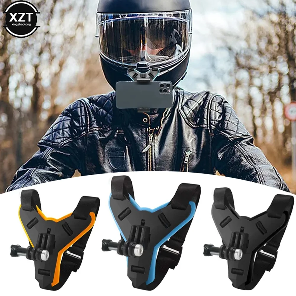 

Motorcycle Helmet Phone Stand Mount Holder For GoPro Hero 5/6/7 Action Sports Camera Holder Motorcycle Camera Accessories