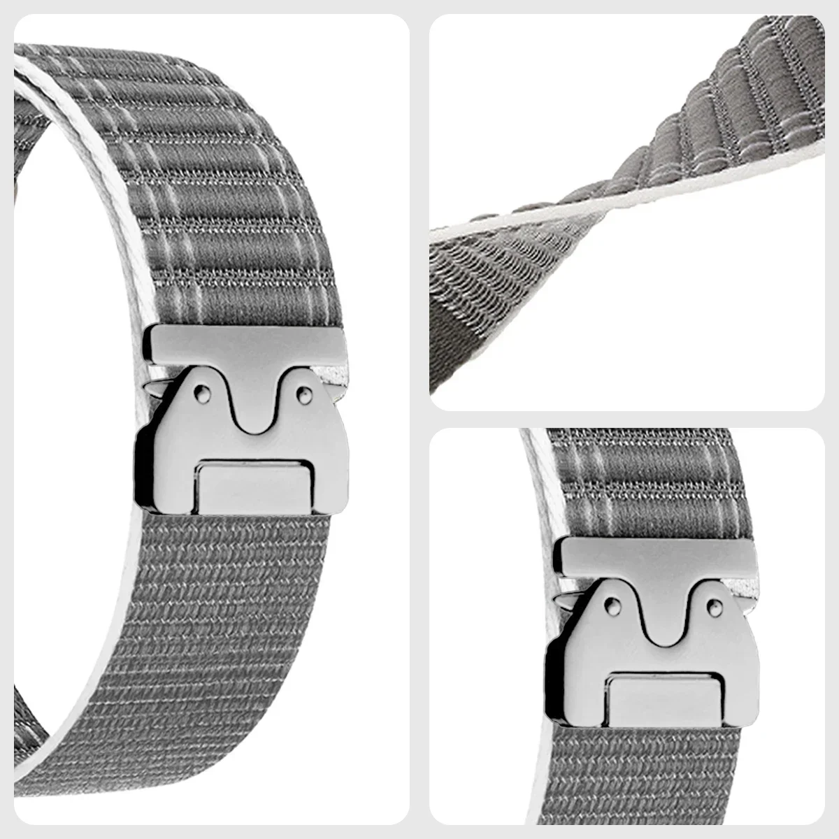 Nylon Sports Strap for Samsung Galaxy Watch 7 Ultra 47mm Adjustable Loop Bracelet for Galaxy Watch 7 Ultra Band Wristband Correa