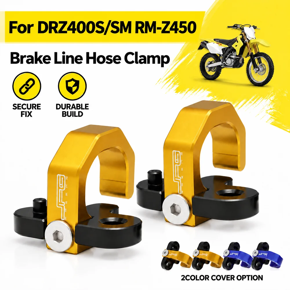 Motorcycles Brake Hose Snap Electric Dirt Bike CNC Parts For Suzuki DR RM DRZ RMZ DL 125 250 400S 400E 1996-2019 JFG E-Bike Moto