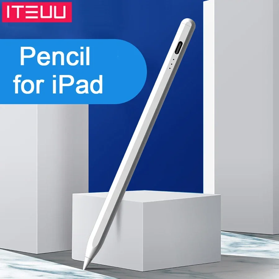 

Active Stylus Pen for iPad Pro Air Mini 2018 - 2025 for Apple Pencil 1 2 Tilt Sensing Palm Rejection Capacitive Tablet Pen