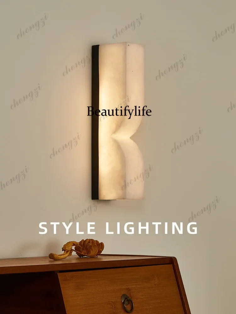 M138 Nordic light luxury designer wall lamp model room hotel decorative lamp living room background wall lamp antique style