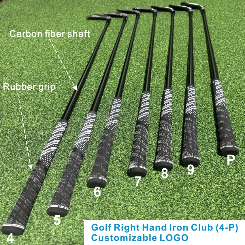 

2025 hot sale Factory Custom Black and Silver Right Forged Blade Golf Iron Golf Iron Set