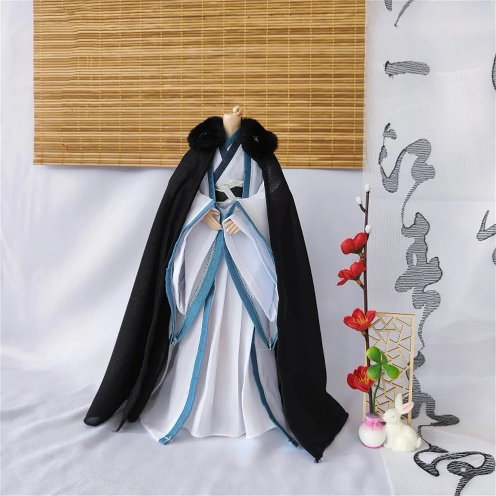 Customize 1/6 Male Chinese Ancient Classical Hanfu Robe Man Dress Suit  Clothing  Tradition Hanfu Dress for 12inch Action Figure