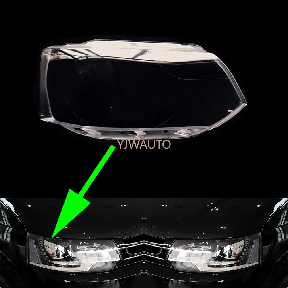 

For VW Transporter Multivan T5 2012 2013 2014 2015 Headlamp Lens Car Headlight Cover Glass Front Lampshade Lamp Hoods Auto Shell
