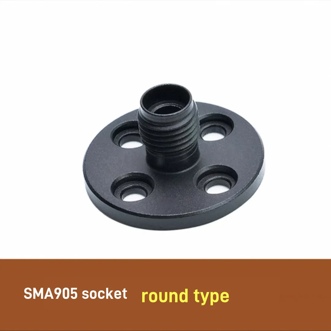 оптоволоконный разъем для адаптера SMA905, 3,18 мм, 4 мм, основание оптического сиденья, черный для SMA905, соединительный разъем SMA905, основание кронштейна