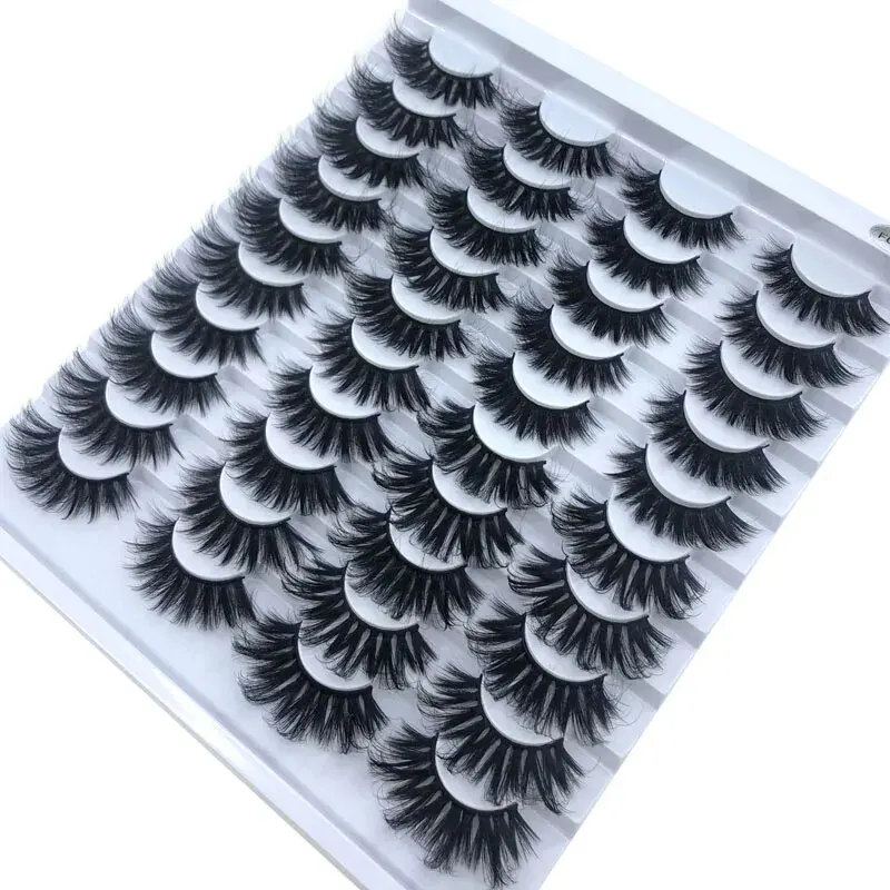 HBZGTLAD New 20 Pairs False Lashes 3D Mink Lashes Fluffy Dramatic Thick Volume Eyelashes Natural Lashes Fake Lashes Makeup