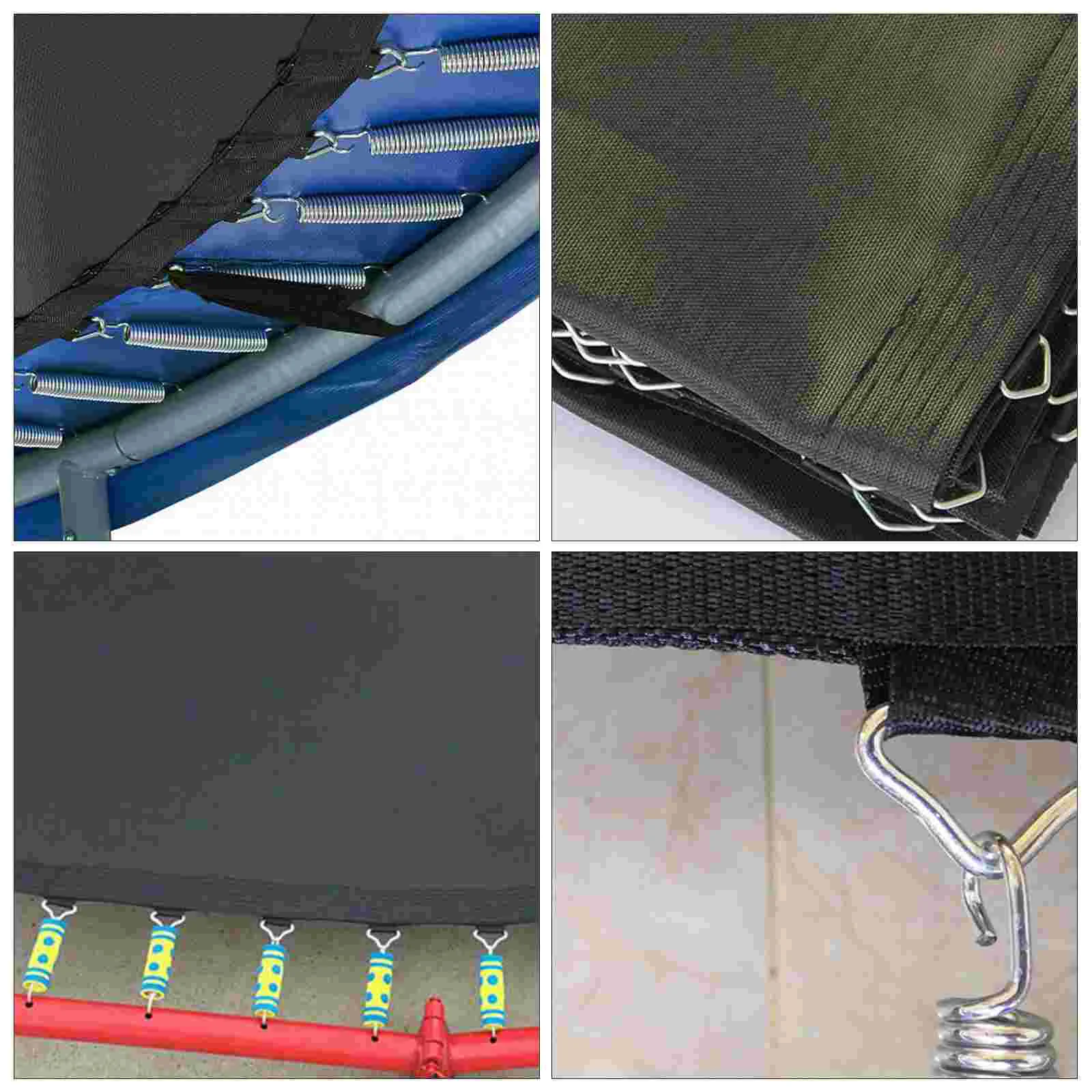 20 Pcs Kit Hooks Special Ring for Trampoline Outdoor Mattress Triangle Mesh Cloth Buckle Child Picture Hanging