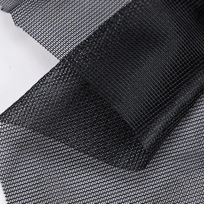 155cm Wide Solid Color High Quality Mesh Gauze Gauze Gauze Polyester Fabric Filter Lining Bag Stitching Camping Tent Mesh