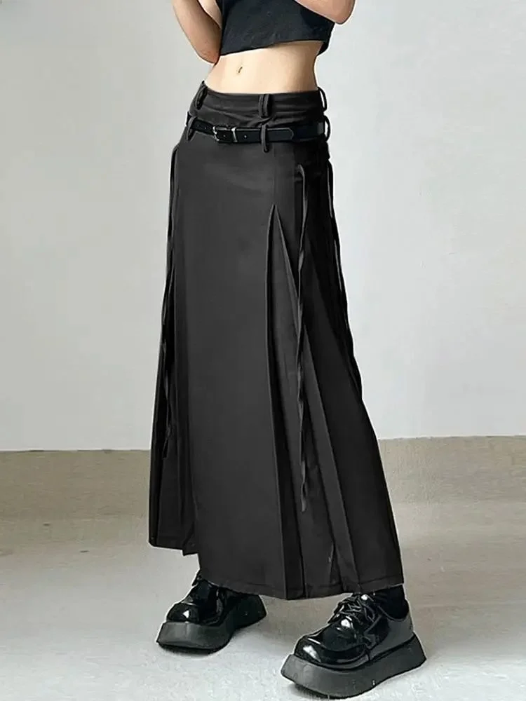 ZANZEA Holiday 2024 ربيع ألين تنانير طويلة للنساء التنانير المتدفقة التي ستحافظ على أنيقة طوال الموسم