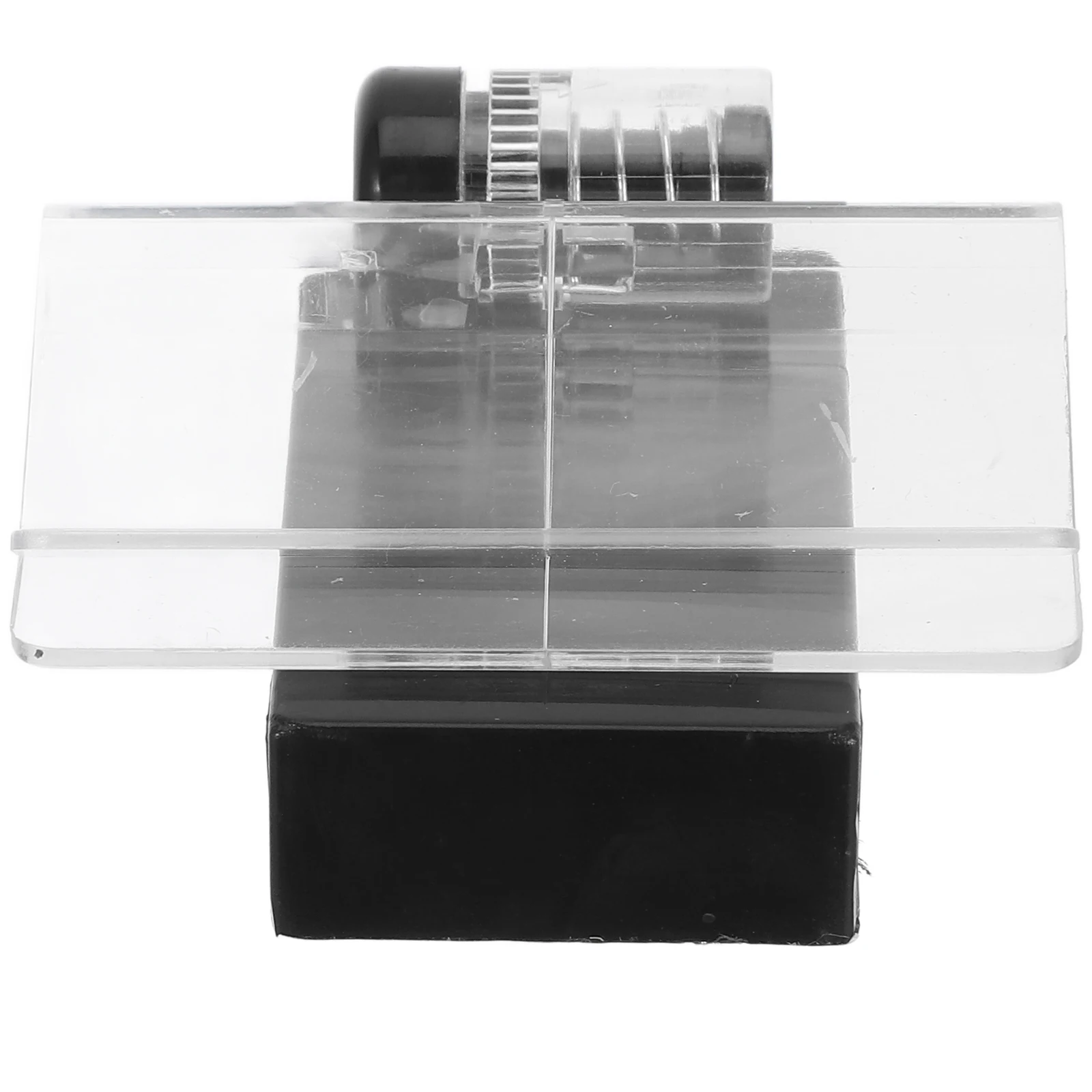 

Rotatable Magnetic Display Clip Sign Holder Stand Advertising Label Tag Holder Plastic Black Mini Table Name Card Ticket Holders