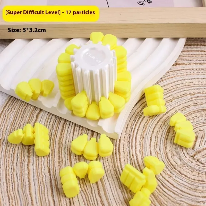 3D-Druck Mais Zauberwürfel Stressabbau Spielzeug Tetris Puzzle Originalität Gehirn Brennen Entwicklungs Kinder Puzzle Spielzeug – Detail 8