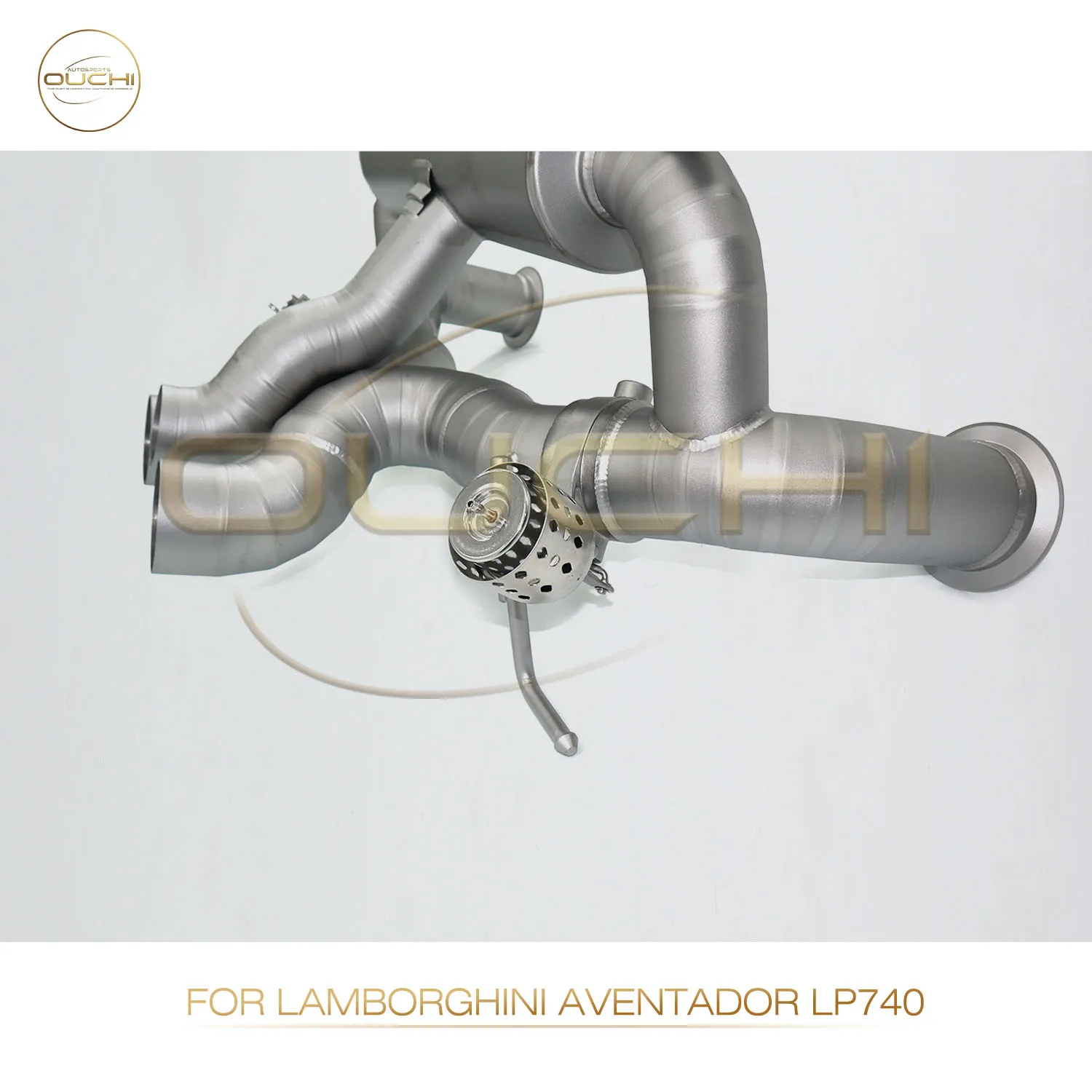 

OUCHI Factory Direct Sales For Lamborghini Aventador LP740 Titanium Alloy Sandblasted Exhaust Tips With Vacuum Valve Car Parts