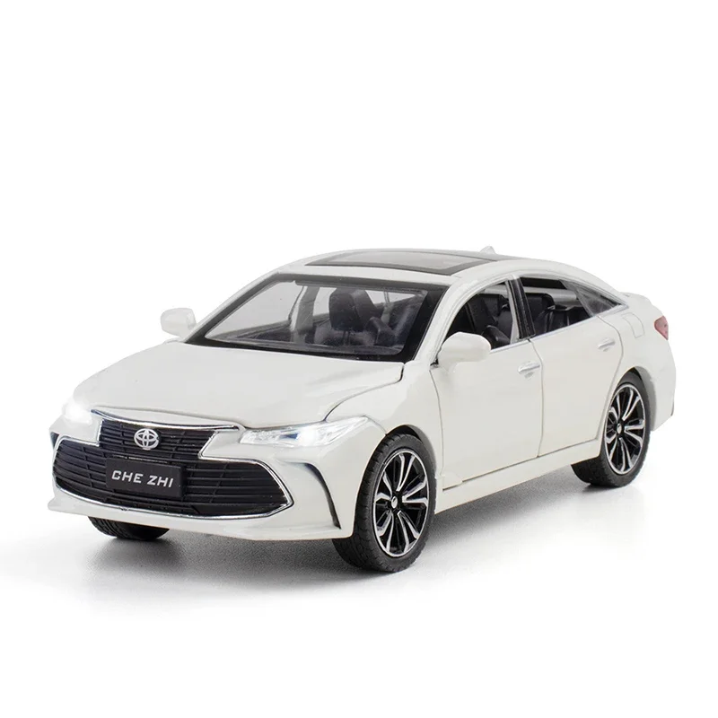 1:24 Toyota Avalon Alloy Model Car Diecast Metal Vehicle Toy Model Collection Sound & Light Birthday Gifts For Children Kids