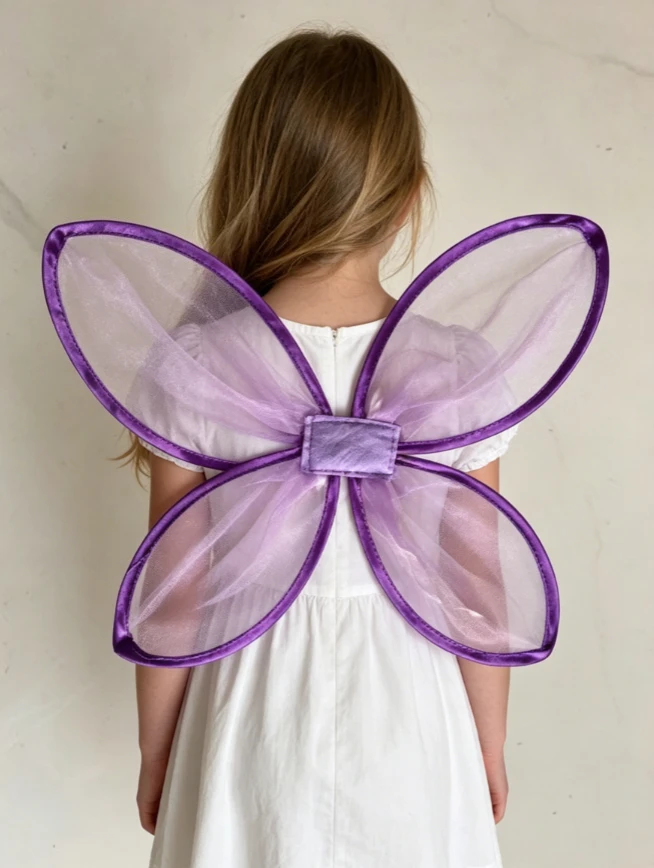 Elf Butterfly Wings Available 3 Colors For Kid Stage Performance Prop Fairy Princess Style Lightweight Accessory Festival Party