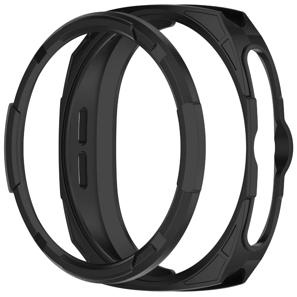 TPU Protective Case Hollow Anti-Scratch Watch Bezel Soft Frame Bumper for Samsung Galaxy Watch 8 Classic Smart Watch Accessories