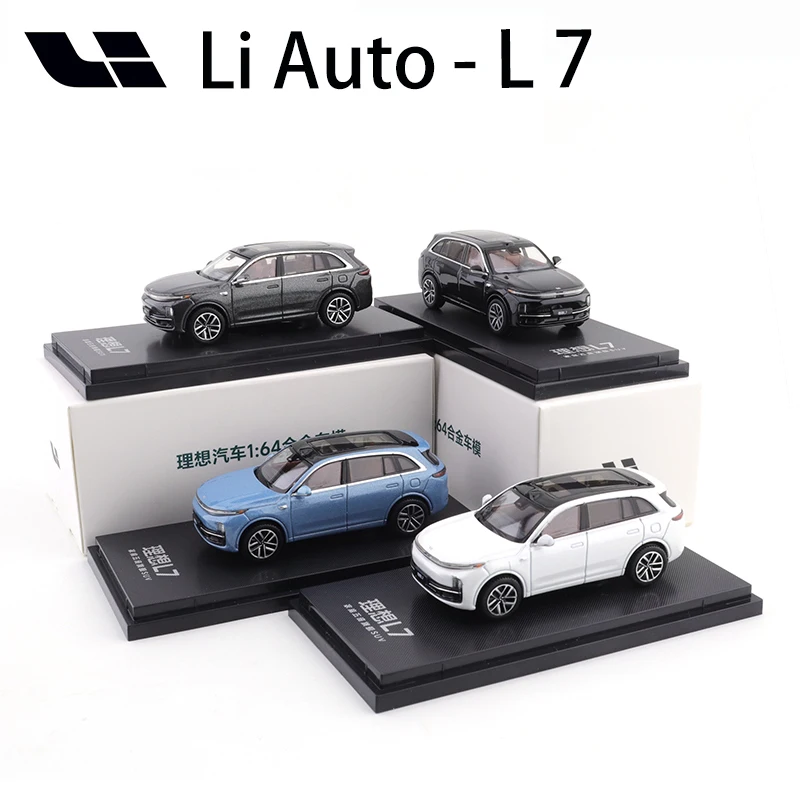 

Li Auto L7 Car Model 1/64 Cars Alloy Motor Vehicle Diecast Metal Model Kids Toys for Boys Friends Gifts Collect Ornaments