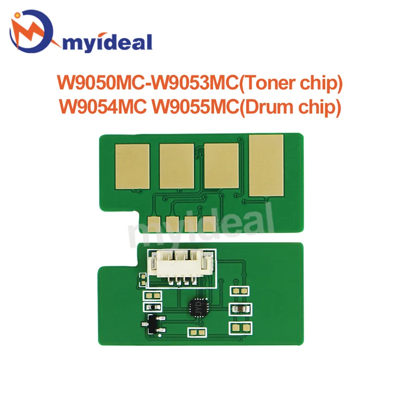 

W9050MC W9051MC W9052MC W9053MC чип тонера для HP Color E87640 E87650 E87660 E87640z E87650z E87660z W9054 чипы сброса картриджа