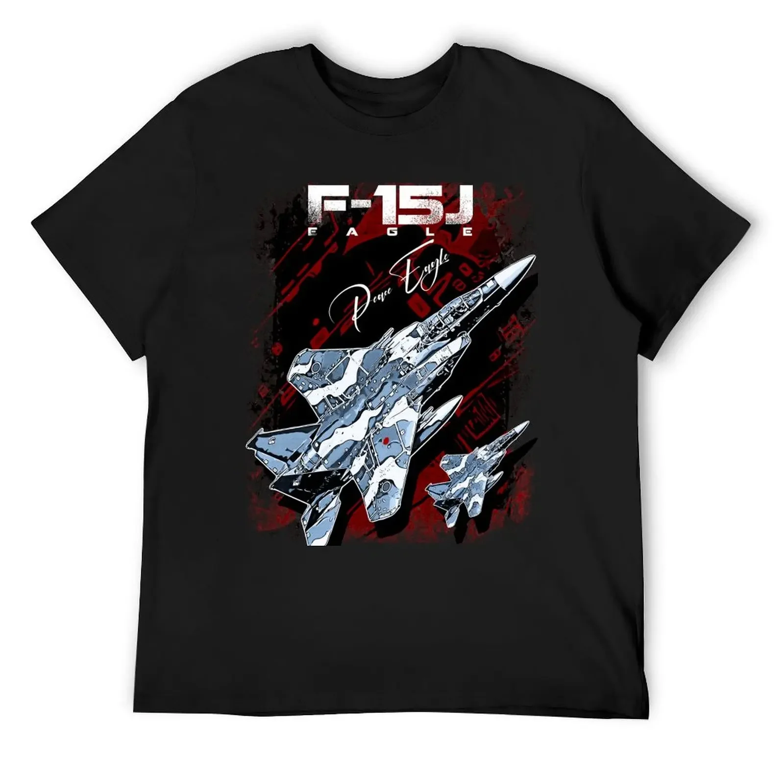

F-15J Eagle nicknamed Peace Eagle Japan Air Self Defense Force Fighterjet T-Shirt vintage man clothes graphics clothing for men