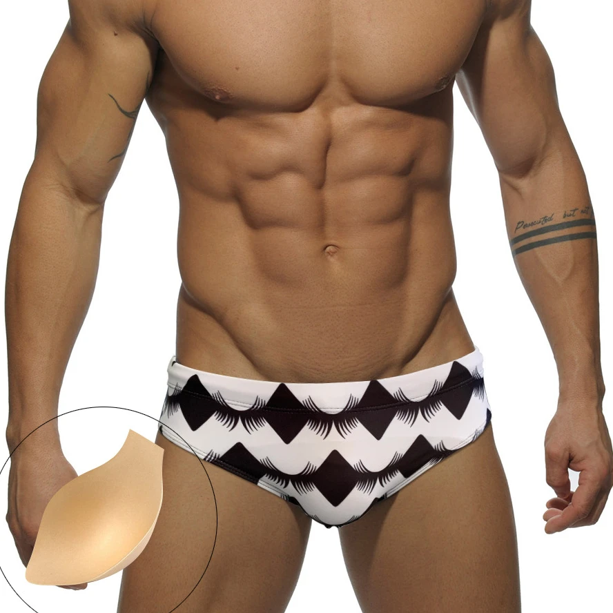 

2022 Sexy Pouch Pad Mens Swimwear Swimming Briefs Man Swimsuit Male Swimming Suit Trunks for Men Summer Sport Surf Beach Wear