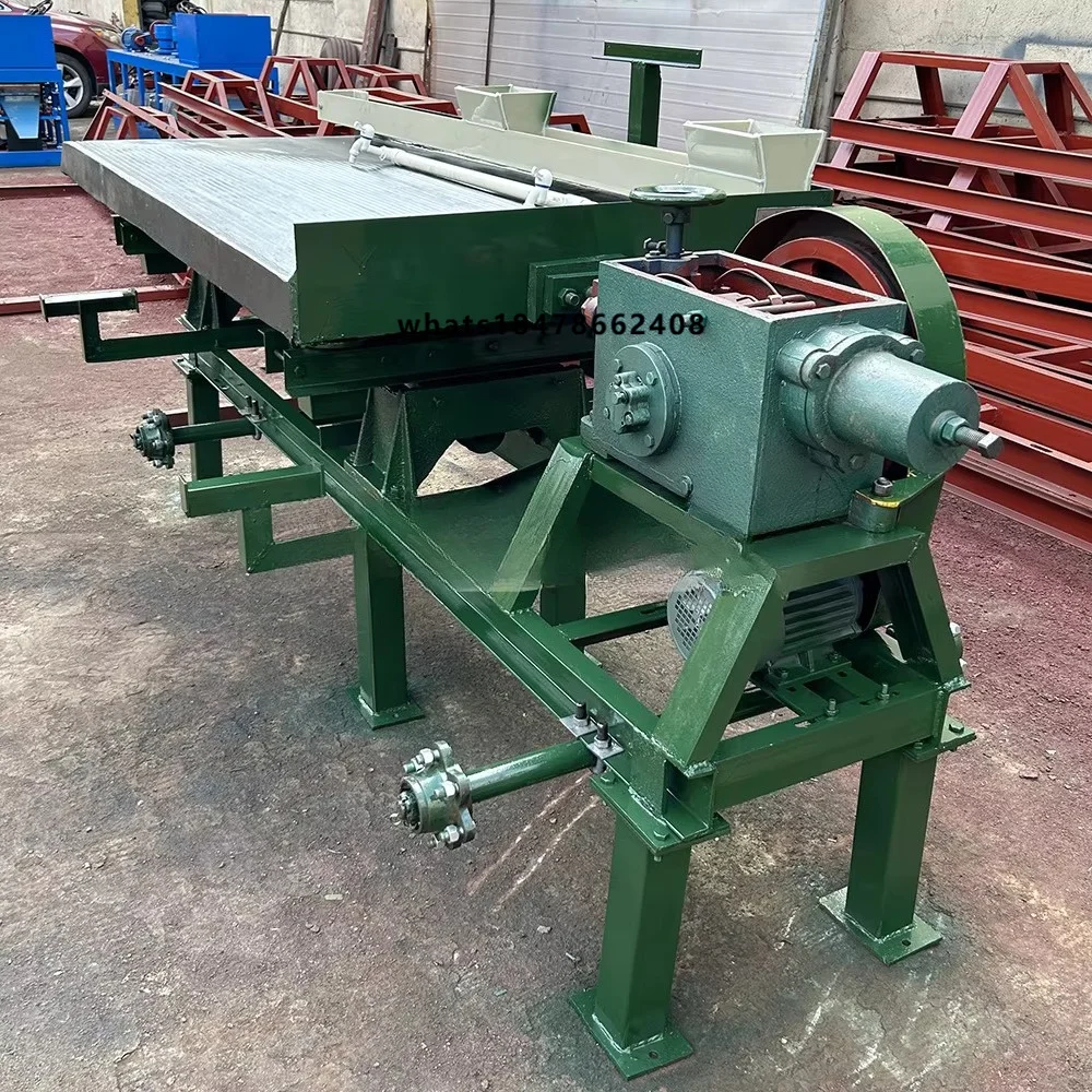 Small Scale Lab Use Gold Shaking Table - 7.6m² 6S Gravity Concentrator for Mineral Sorting & Testing