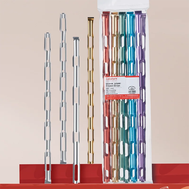 Aluminum cryopreservation strip freezing tube cryopreservation clip cell cryopreservation tube
