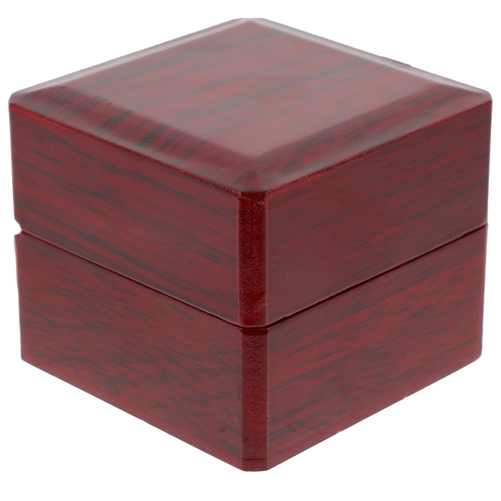 

Ring Box Wooden Holder for Rings Jewelry Wedding Ceremony Boxes One Piece Man Small Size Storage ganizer