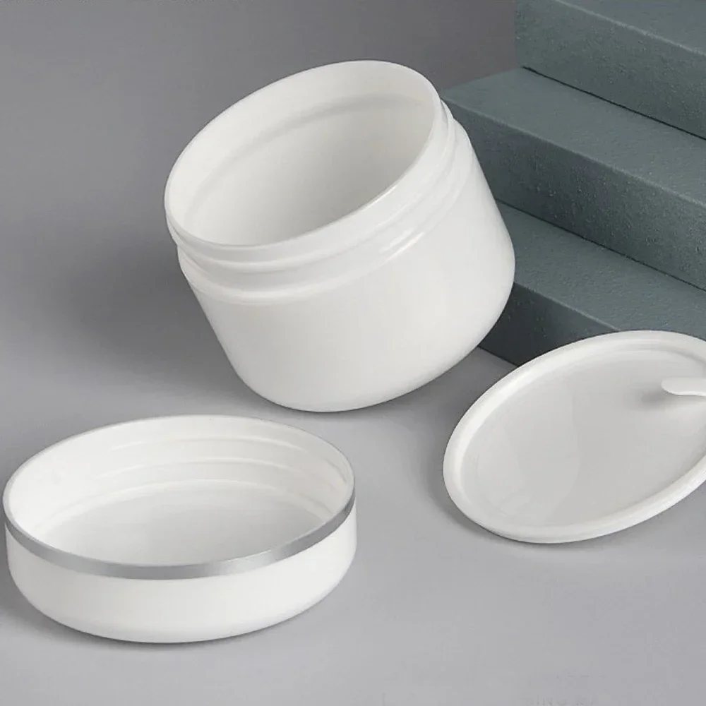 향수 20/30/50/100/150/250ML Refillable Bottles Travel Face Cream Lotion Jar Cosmetic Container White Plastic Empty Makeup Jar Pot