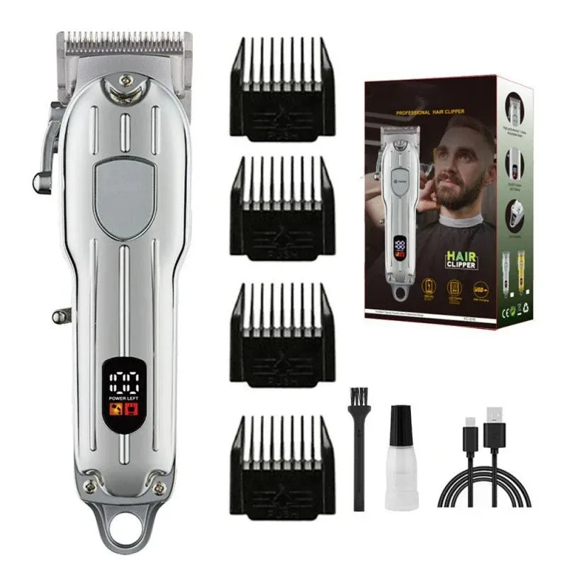 

2 In 1 Men's Electric Shaver & Beard Trimmer, Rechargeable Hair Clipper Shaving Machine
