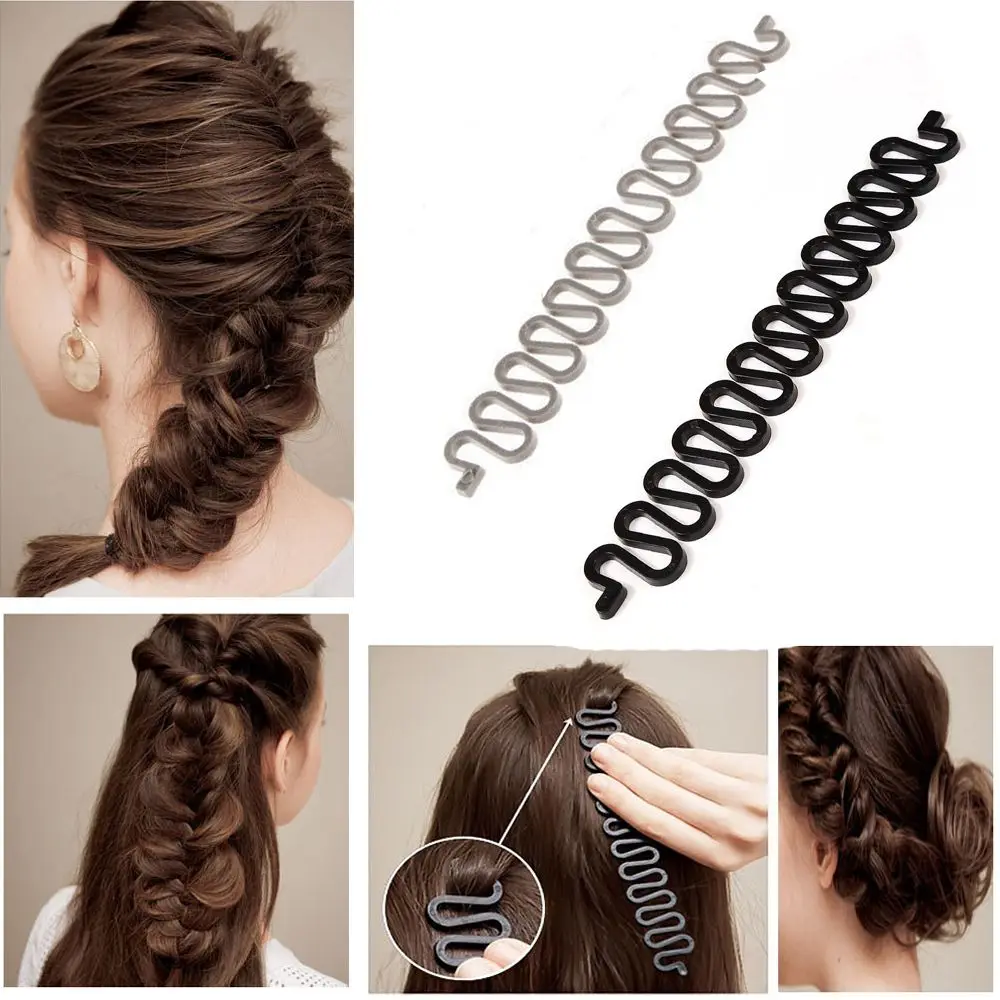 1Pc Professional DIY Women Hair Braiding Tool Girls Trendy Magic Hair Weave Artifact Twist Styling Accessories