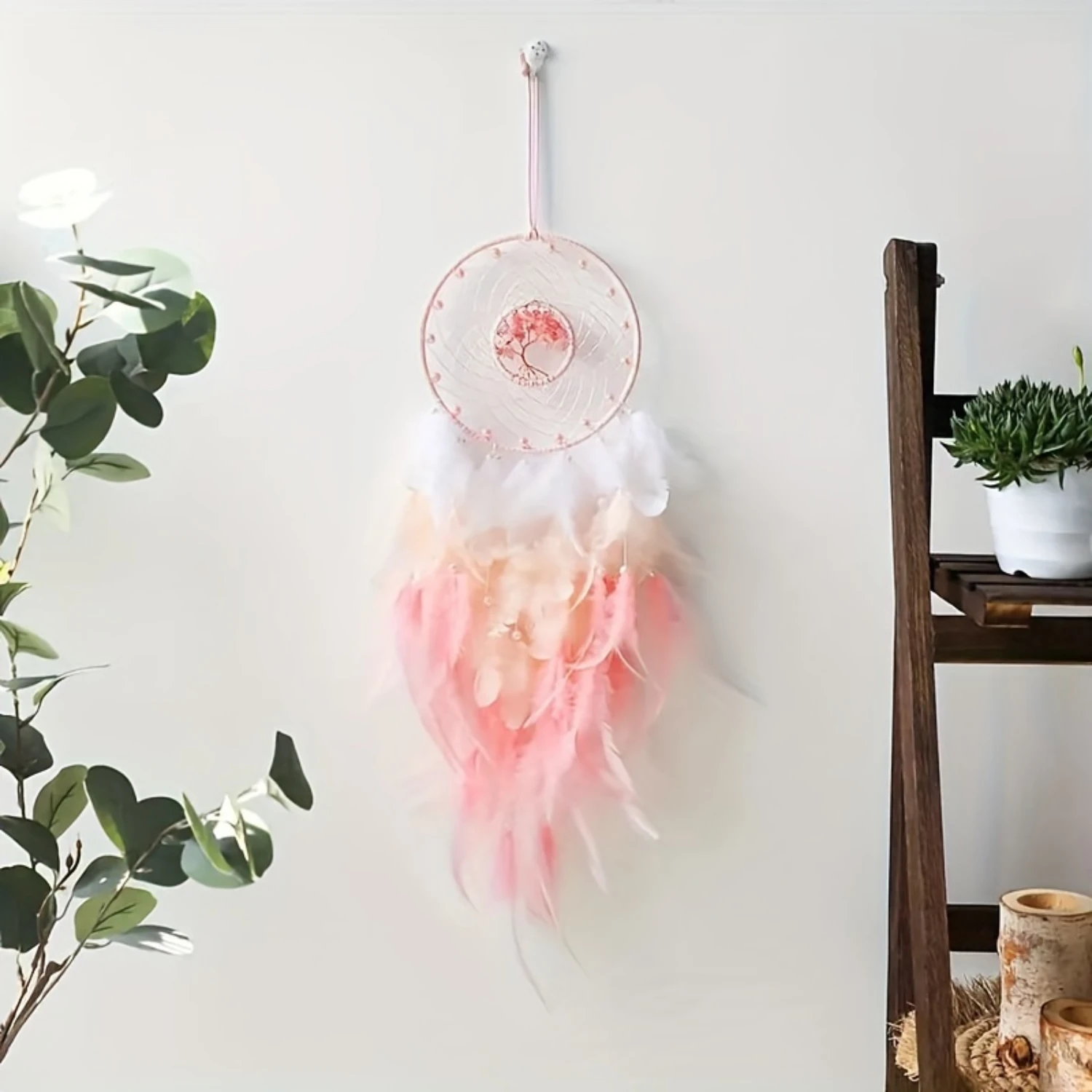 Dream Catcher Handmade Feather Dream Catcher Hanging Decoration Exquisite Dream Catcher Feather Pendant Creative Wall Art for Wa