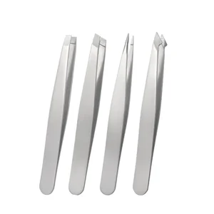 4Pcs Tweezers Set-Precision Eyebrow And Facial Hair Debris And Endogenous Hair Removal Suitable for Both Men And Wome