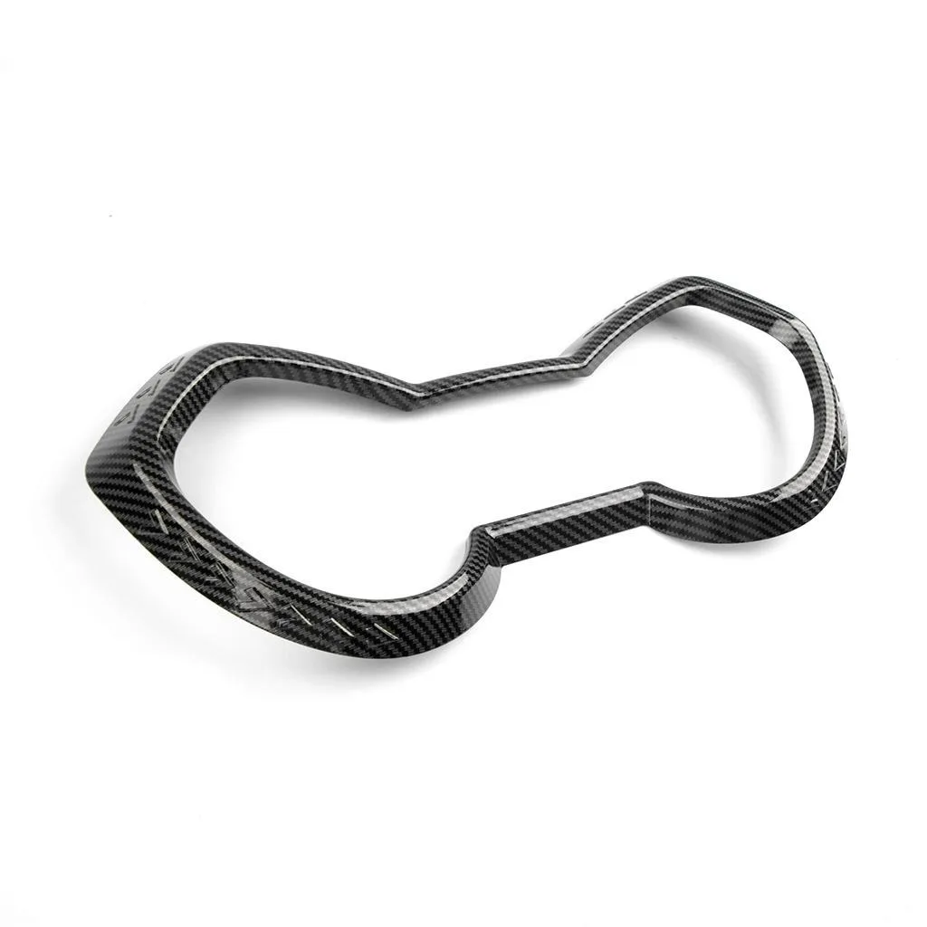 XMAX300 2017-2022 Water Transfer Dashboard Cover – Carbon Fiber Look Gauge Protector, Direct Fit, Modified Scooter Accessory