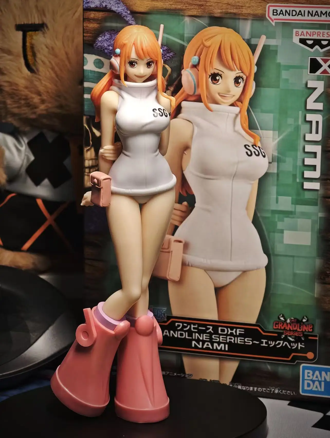 

В наличии: Оригинальная фигурка Bandai Banpresto One Piece DXF The Grandline Series Egghead Nami, модель аниме-персонажа, новая, в коробке.