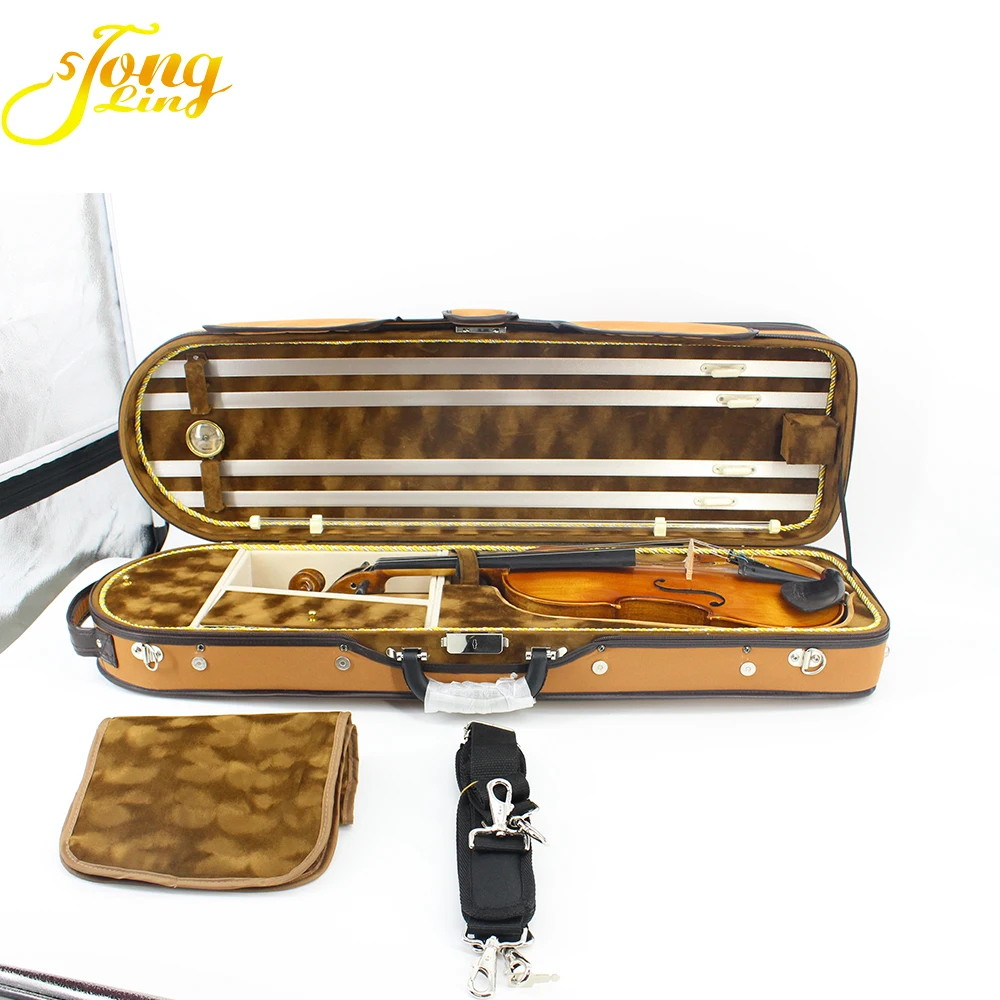 High quality Factory  oblong violin case Plywood Violin case