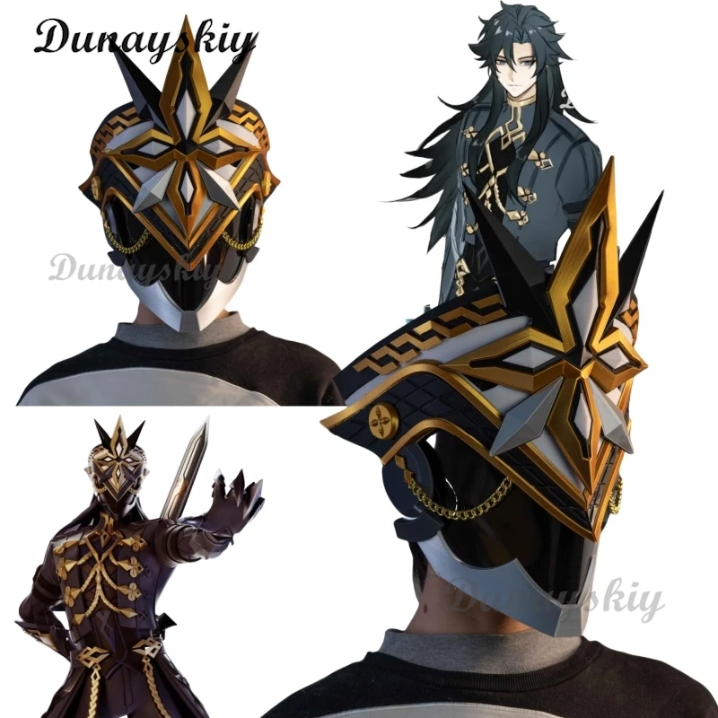 

Captain Capitano 3D Mask Props Cosplay Game Genshin Impact Cosplay Fatui Harbinger Captain Cosplay Mask Halloween