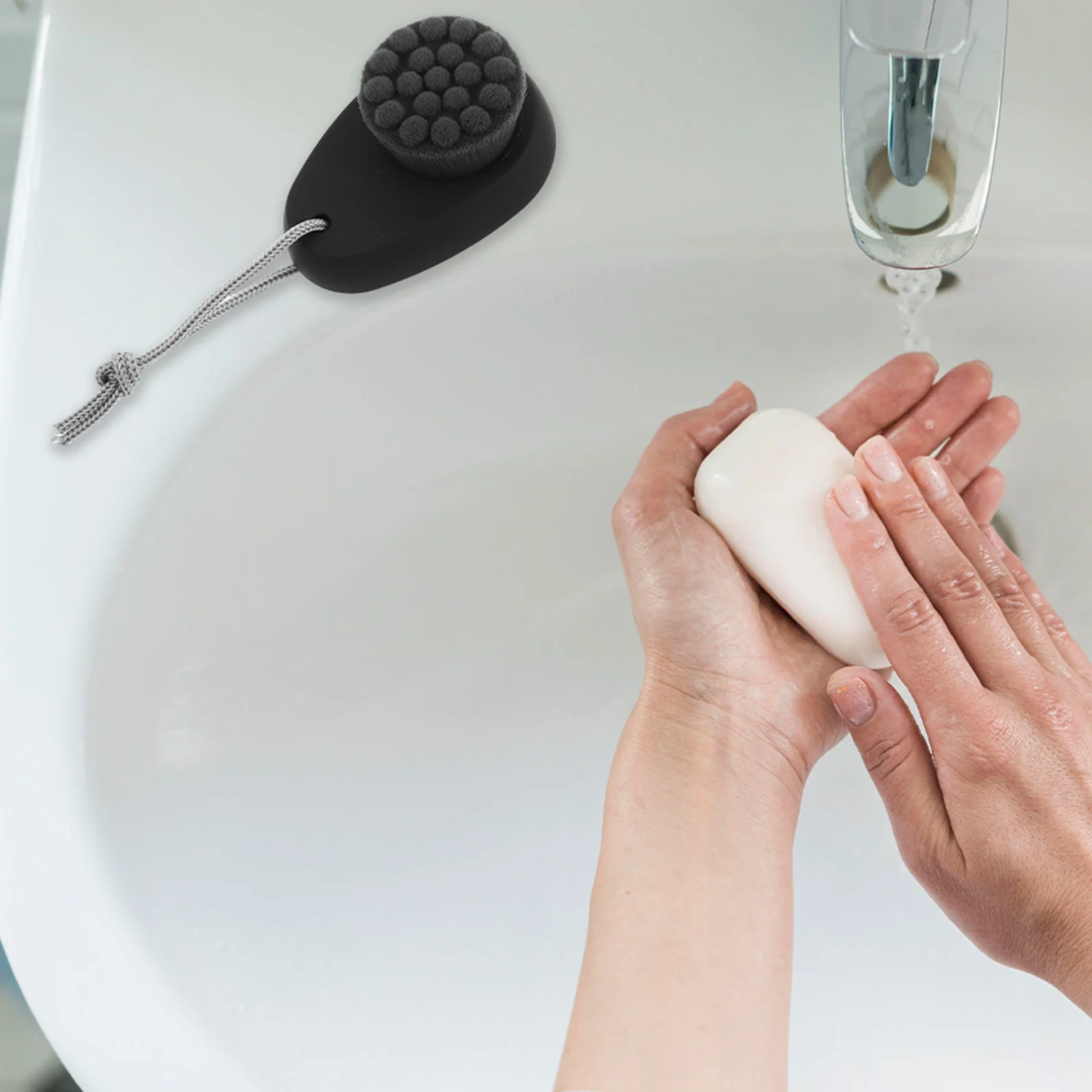 Brosse faciale en Silicone double face, nettoyant pour pores doux, exfoliant, épurateur de visage, outil de Massage, nettoyage en profondeur, brosse de soins de la peau