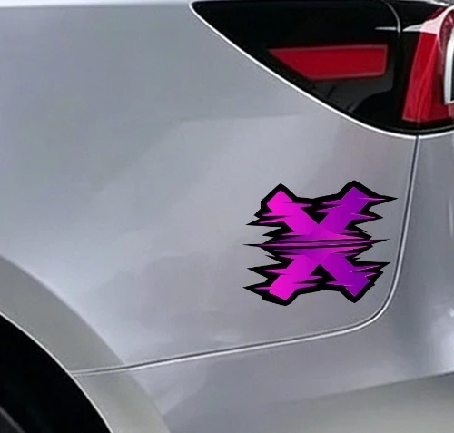 Lightning X JDM Car Vinyl Sticker, Creative Racing Decal for Car Body,Rear Glass, Side Window, Motorcycle, Laptop Case Decor