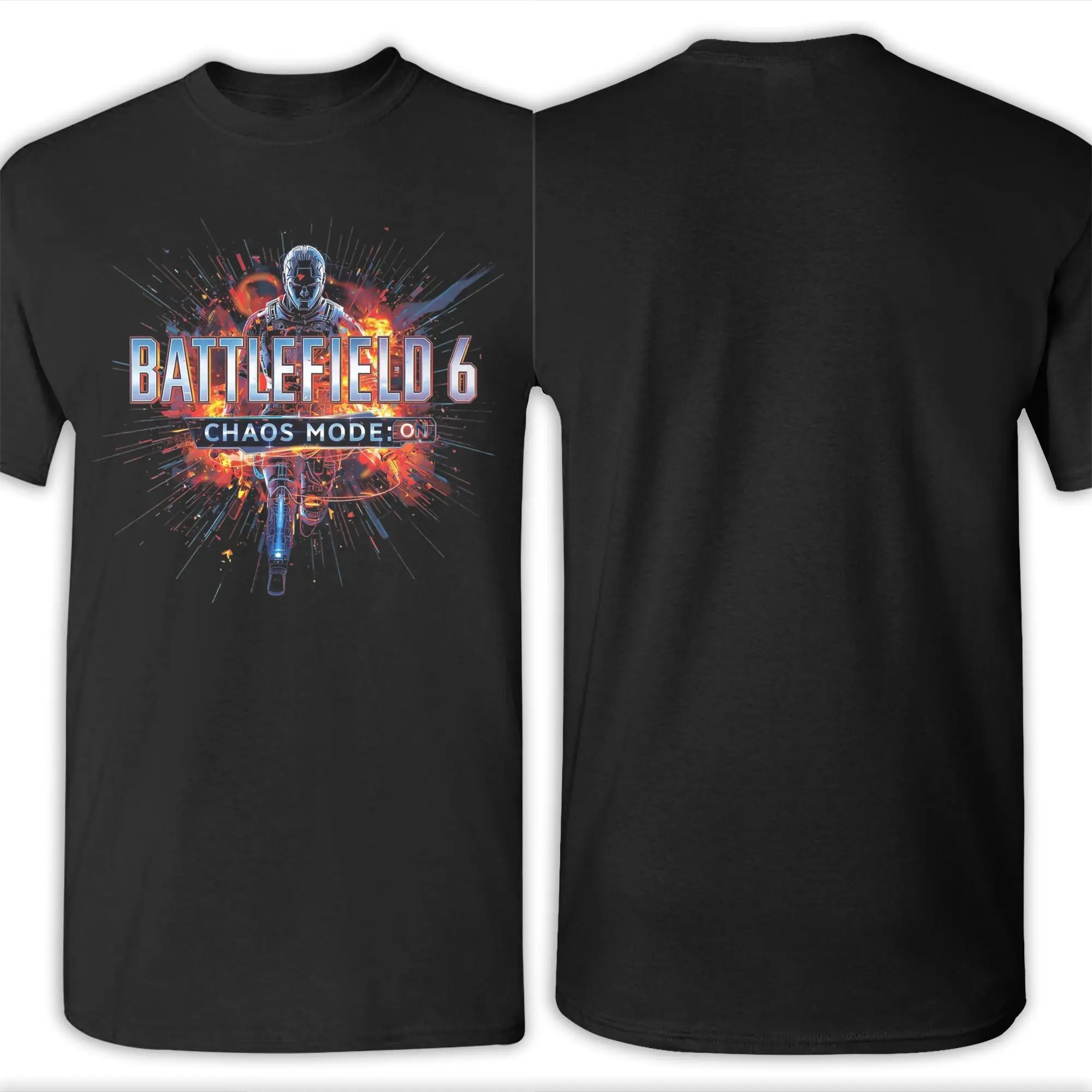 الرجال النساء أزياء ساحة المعركة 6 ألعاب مضحكة BF6 تي شيرت القطن تي شيرت الملابس #5