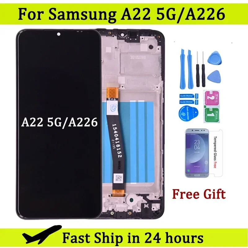 For Samsung A22 5G LCD Display Touch Screen Digitizer Assembly Replacement For A226 A226B SM-A226B/DSN Display