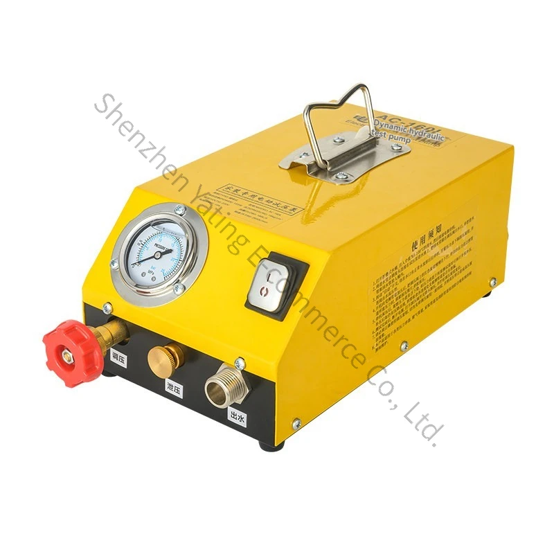 Electric Pressure Pump Lithium Battery Tester Measuring PPR Pipe PVC Floor Heating Detection Water Leakage Testing Instrument