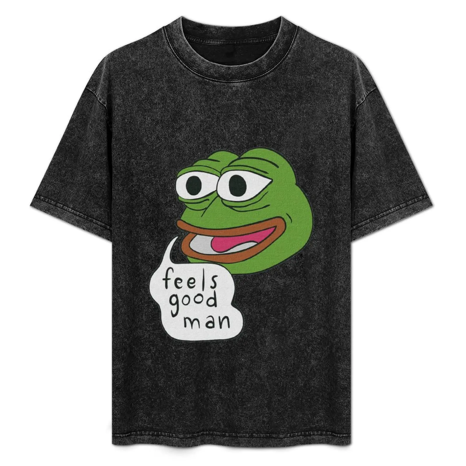 

Pepe - Feels Good Man T-Shirt man t summer designer casual graphic T-Shirt