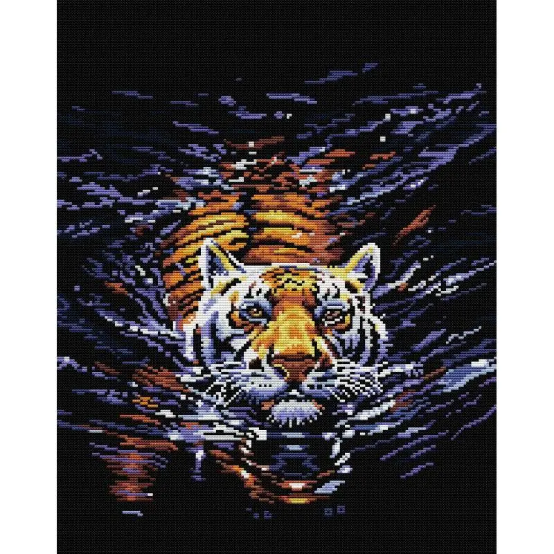 Serie Tigre Animale Kit Punto Croce Aida 14CT 16CT 11CT Tela Stampata Tessuto Ago Filo Set FAI DA TE Ricamo A Mano Decorazioni Per La Casa