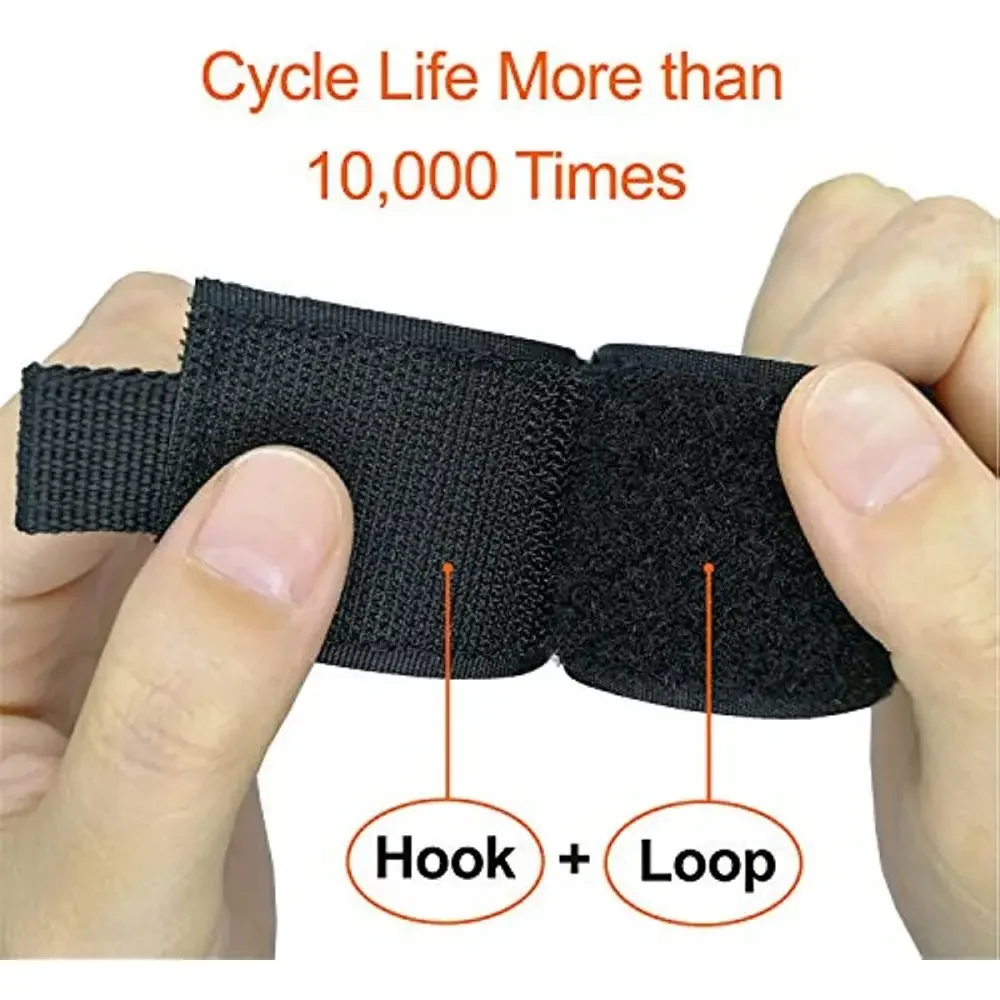 Storage Straps Triangle Buckle Cord Organizer Wire Manager for Power Cords Nylon Heavy Duty Cable image 3